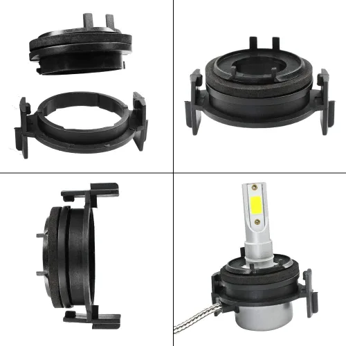 Miniatura 7 de H7 - Adaptador de retención de bombilla LED para faros delanteros BMW serie 3 E46, paquete de 2