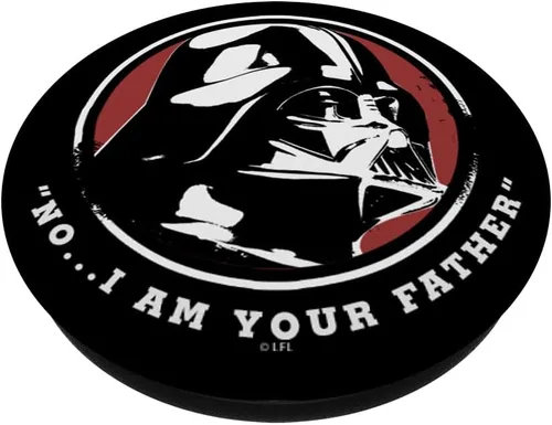 Miniatura 2 de Star Wars Darth Vader No I Am Your Father Catchphrase - PopSockets Grip and Stand for Phones and Tablets, Negro