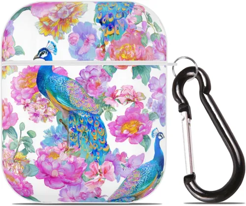 Miniatura 12 de Funda de zanahorias naranjas para Airpod 2/1 con llavero de protección completa de plástico accesorios para la piel para mujeres y hombres