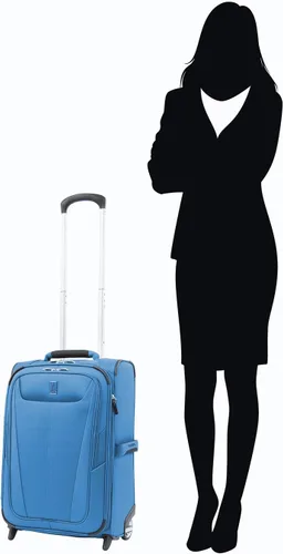 Miniatura 5 de Travelpro Maxlite 5 Softside - Equipaje vertical expandible de 2 ruedas, maleta ligera, para hombres y mujeres, Azul celeste
