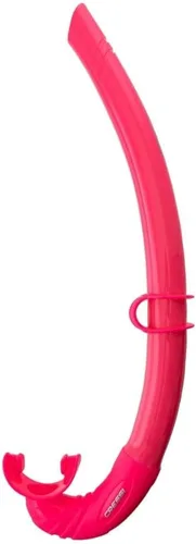 Cressi Córcega, esnórquel de goma flexible para buceo, apnea y pesca submarina - Colores sólidos y camuflados | Hecho en Italia Rosa Fluo