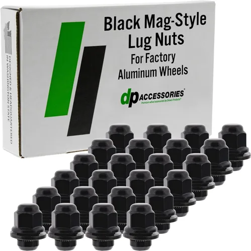 Miniatura 15 de DPAccessories Tuercas negras Reemplazo compatible para Toyota-Lexus 90084-94001, 90942-A1009, 90942-01033 Ruedas de fábrica/OEM Paquete de 4