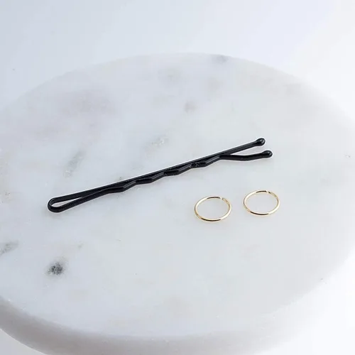 Miniatura 63 de Aretes de aro dorados y plateados para cartílago, nariz, tabique, oreja, hélix, tragus, joyería para mujer, hipoalergénicos, pequeños aros