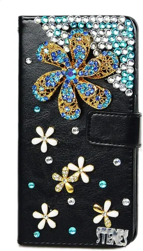 Miniatura 32 de Bling Wallet - Funda para teléfono compatible con Samsung Galaxy Z Fold 3 5G, elegante, hecha a mano, 3D, hecha a mano, ballet, pintalabios, tacón