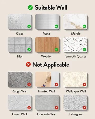 Miniatura 8 de Orimade Organizador adhesivo para baño, cesta de almacenamiento de ducha, estante de especias de cocina, sin perforaciones, acero inoxidable SUS304