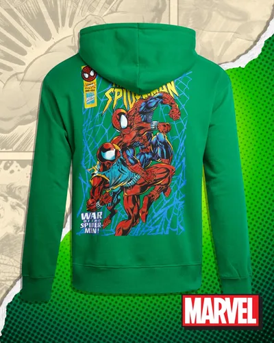 Miniatura 6 de Marvel Spider-Man Sudaderas con capucha gráficas para hombres - Sudadera con capucha de forro polar de algodón mezclado transpirable y suave
