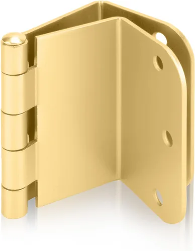 Miniatura 8 de Haidms Paquete de 3 Bisagras Descentradas Doradas de 3.5 Pulgadas Bisagras de Puerta Expandibles Resistentes con Esquina de Radio de 1/4 Pulgada