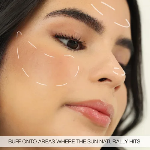 Miniatura 7 de Palladio Bronceador mate, sin líneas de bronceado