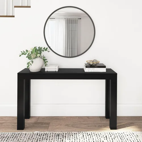 Miniatura 3 de Plank+Beam Mesa consola moderna de madera maciza, 46 pulgadas, mesa de sofá, mesa de entrada estrecha para pasillo, detrás del sofá, sala de estar