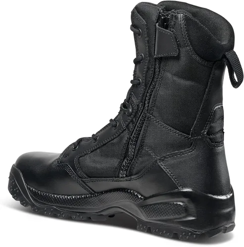 Miniatura 4 de 5.11 Botas tácticas para hombre, ATAC 2.0 con cremallera lateral, 8 pulgadas, negro, estilo 12391ABR