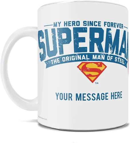 Miniatura 4 de Trend Setters Superman – Dad – Con licencia oficial – Taza de cerámica blanca de 11 onzas – perfecta para regalar o coleccionar WMUG795