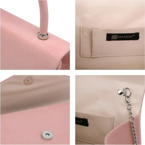 Miniatura 28 de Dasein Bolso de noche para mujer, embragues de fiesta, bolsos de boda, cóctel, baile de graduación, bolsos con purpurina esmerilada