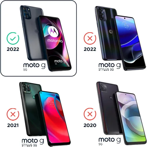 Miniatura 2 de Motorola Funda protectora para Moto G 5G (2022), ajuste de precisión negro, elegante funda de teléfono con absorción de golpes