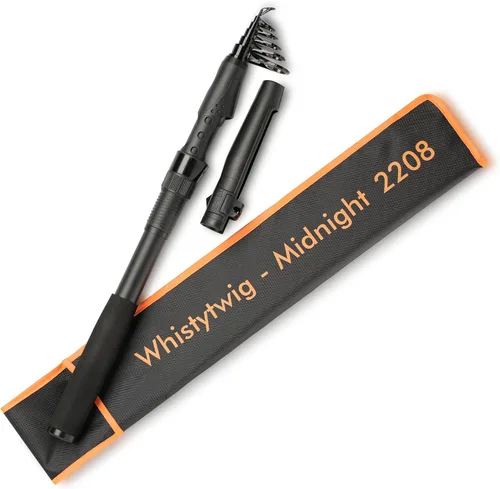 Miniatura 11 de Whistytwig Carbon Fiber Telescopic Fishing Rod - Portable Collapsible Design for Travel and Adventure - Versatile Saltwater and Freshwater Fishing