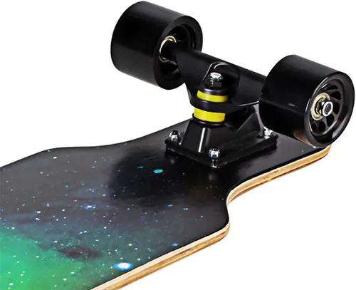 Miniatura 5 de 31" Longboard 7 capas Skateboard Pro Complete Cruiser para crucero, tallado, estilo libre y cuesta abajo con T-Tool