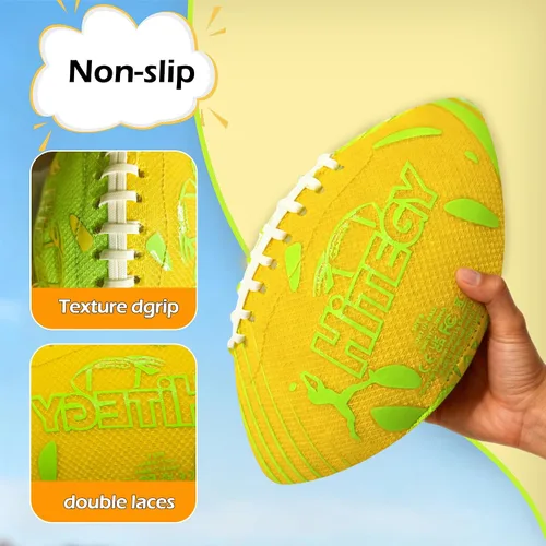 Miniatura 4 de Glow in The Dark Football Light Up Football USB-C Rechargeable LED Ball with Pump Night Game Ball for Indoor & Outdoor Play Gift Ready for