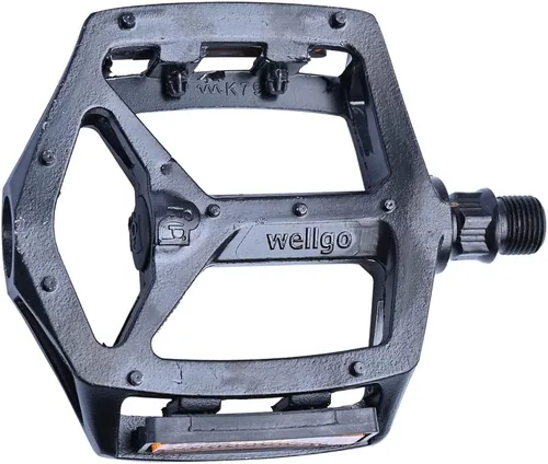 Miniatura 7 de Pedales de bicicleta de montaña, pedales planos de aluminio para adultos, pedales de bicicleta de montaña y carretera. Pedales de plataforma de 9/16