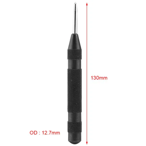 Miniatura 6 de Perforadora automática para agujero central, perforadora central de 5 pulgadas con resorte de impacto ajustable, herramienta manual para metal