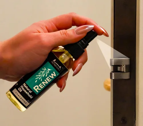 Miniatura 4 de HōMPURE® Renew - Aceite natural para el hogar sin perfume, lubricante ecológico para puertas, bisagras y cerraduras, aceite penetrante natural