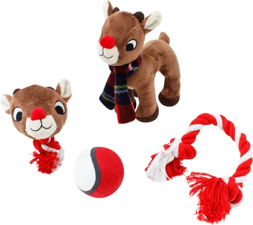 Miniatura 9 de DanDee Rudolph The Red-Nosed Reindeer Almohada decorativa coleccionable y oficial de 14 pulgadas Clarice, blanco