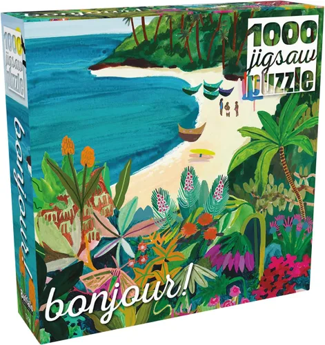Miniatura 2 de Buffalo Games - Bonjour - Beach Butterfly - Rompecabezas de 1000 piezas para adultos - Rompecabezas desafiante perfecto para noches de juego