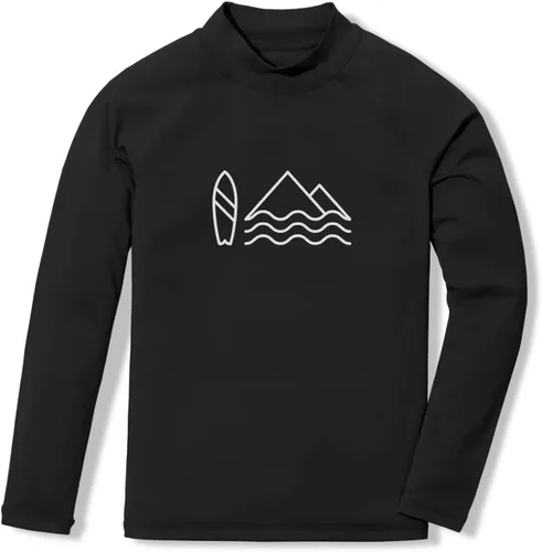Miniatura 7 de TSLA Camiseta de natación de manga larga con protección solar UV UPF 50+ para niños