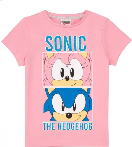 Miniatura 4 de Sonic The Hedgehog Pijama para niñas, color rosa y pijama largo, Rosado