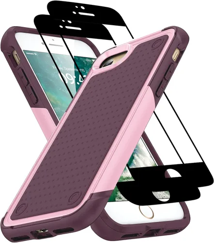 Miniatura 167 de Jeylly Funda para iPhone SE/Funda para iPhone 5S, Exterior de Plástico Duro que Absorbe Golpes + Interior de Silicona de Goma Defensor contra