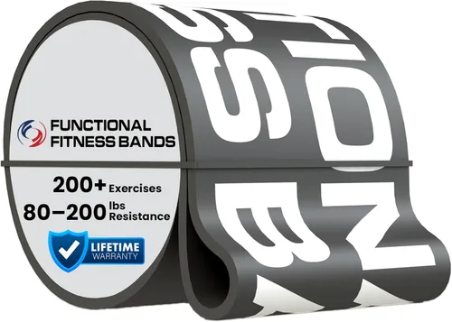 Miniatura 12 de Bandas de resistencia funcionales para ejercicios Bandas de ejercicio para entrenar Bandas elásticas largas para ejercicio, bandas