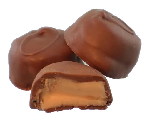 Mrs. Cavanaugh's Caja de chocolate con leche en crema de naranja de 1 libra, centro de fondant cremoso de naranja recubierto de chocolate con leche,