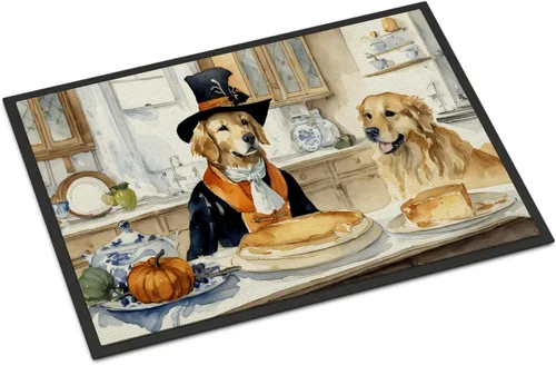 Miniatura 43 de Caroline's Treasures DAC1720MAT Affenpinscher - Tapete de otoño para cocina, con calabazas, 18 x 27 pulgadas, tapete para puerta delantera