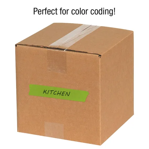 Miniatura 2 de Aviditi Tape Logic - Cinta adhesiva de color de uso general, 3/4 pulgadas x 60 yardas, verde claro (paquete de 12), ideal para el hogar, oficina