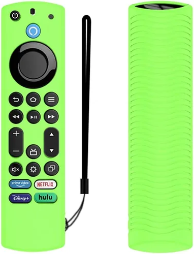 Miniatura 10 de Funda para control remoto de voz, funda de silicona compatible con Insignia Firetv Omni Series o TV 4, ligera, antideslizante, a prueba de golpes