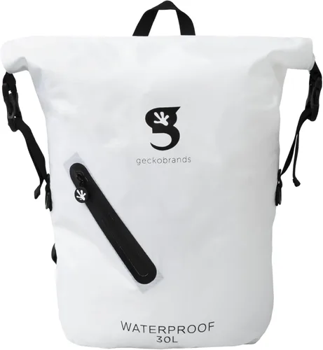 geckobrands Mochila impermeable ligera de 30 L - Bolsa ligera impermeable para exteriores, senderismo, viajes, actividades acuáticas ligeras