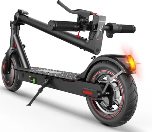 iScooter Scooter eléctrico para adultos y niños grandes, velocidad máxima de 19 Mph, rango máximo de 18 millas, scooter E plegable y ligero con