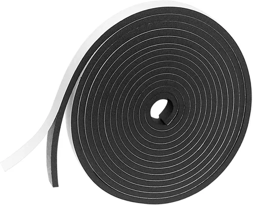 Miniatura 33 de Tira de Sellado Meteorológico para Puertas, Tira de Sellado para Puertas y Ventanas, 1 Pulgada x 1/8 Pulgada x 33 Pies, Cinta de Aislamiento