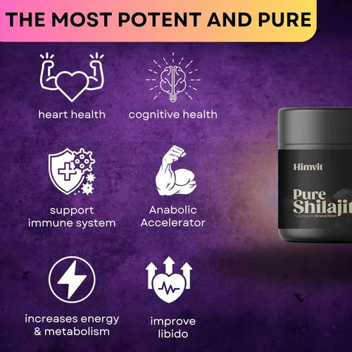 Miniatura 2 de Resina Shilajit orgánica pura del Himalaya con informe de laboratorio, súper alta potencia para hombres y mujeres, ácido fúlvico y oligominerales