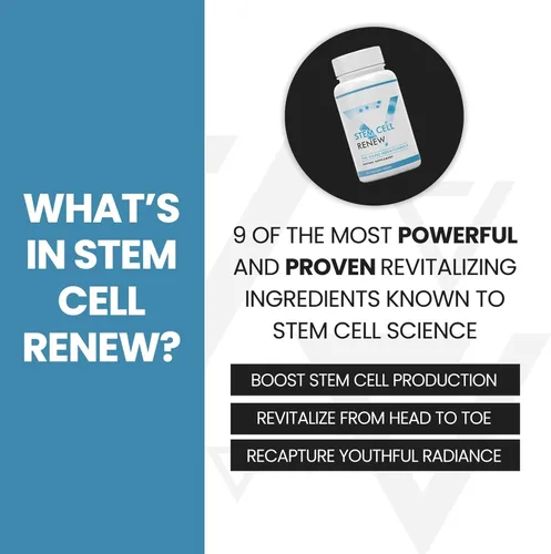 Miniatura 3 de Stem Cell Renew Aumenta tu suministro natural de células madre para fortalecer la agudeza mental, ayuda a reducir los signos del envejecimiento