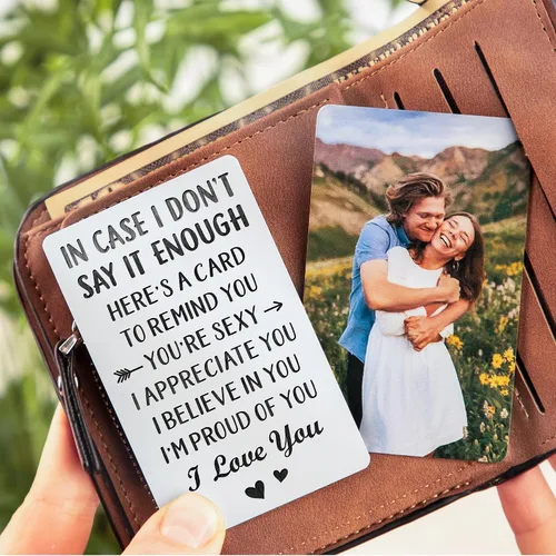 Miniatura 3 de Regalos para él, hombres, novio, esposo para aniversario, San Valentín, Navidad, cumpleaños, tarjeta de aniversario para novios, hombres, maridos