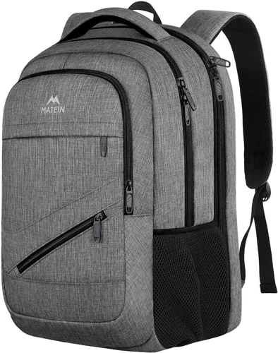 Miniatura 22 de MATEIN - Mochila para laptop de gran capacidad para mujeres, mochila de viaje aprobada por TSA con correa para equipaje y puerto USB, mochila
