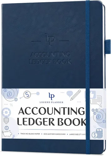 Libro de Registro de Contabilidad Legend – Libro de Registro de Contabilidad de Tapa Dura para Pequeñas Empresas y Uso Personal – Libro Columnar –