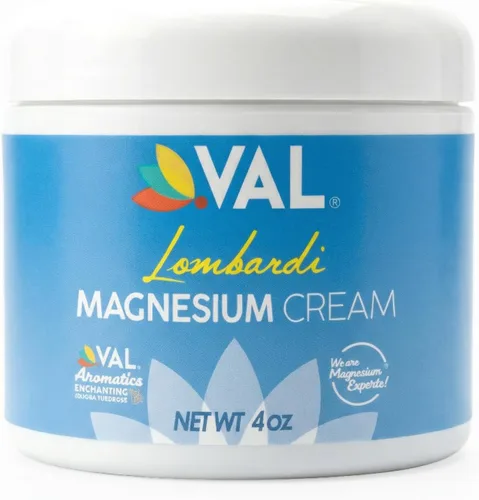 Miniatura 12 de VAL Lombardi Loción de magnesio, crema de cloruro de magnesio Zechstein nocturna, hidratante, de rápida absorción, magnesio tópico para pies