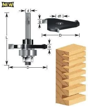Miniatura 5 de Timberline - 3/16 Kerf 3 Wing (270-24)