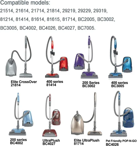 Miniatura 2 de Paquete de 6 bolsas de repuesto tipo Q/C 53292 HEPA para aspiradora Kenmore 5055, 50557, 50558, 20-53292, 53291, 200 series, 400 series, 600 series