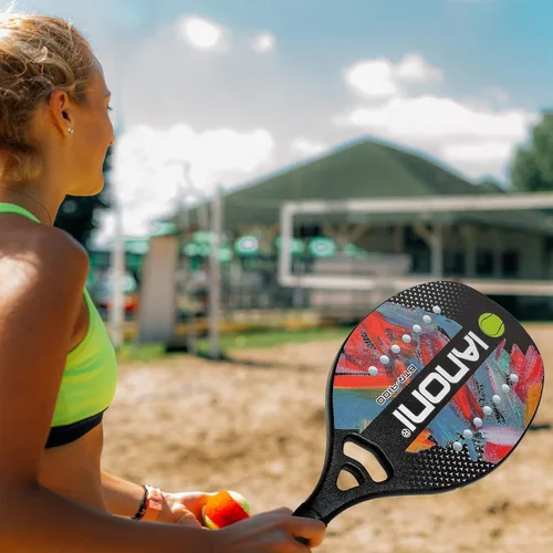 Miniatura 8 de Pala de Tenis de Playa Raqueta de Tenis de Playa Fibra de Carbono con Núcleo de Espuma de Memoria EVA Palas de Tenis de Playa