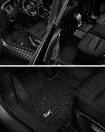 Miniatura 3 de 3W Alfombrillas de piso y forro de carga compatibles con Mazda CX-50 2023 2024 2025 (no para híbrido), forros TPE para todo clima, juego completo
