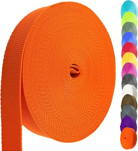 Miniatura 9 de Cinta de nailon de 1.5 pulgadas, correa de nailon resistente de 12 yardas, cinta de nailon duradera para equipo de interior o exterior, manualidades