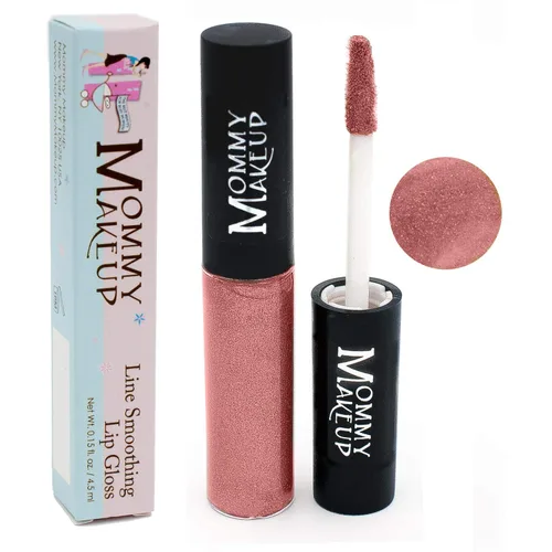 Miniatura 10 de Mommy Makeup Line Smoothing Lip Gloss con algas marrones y algas doradas, brillante, hidratante, alto brillo, sin parabenos en Spumante