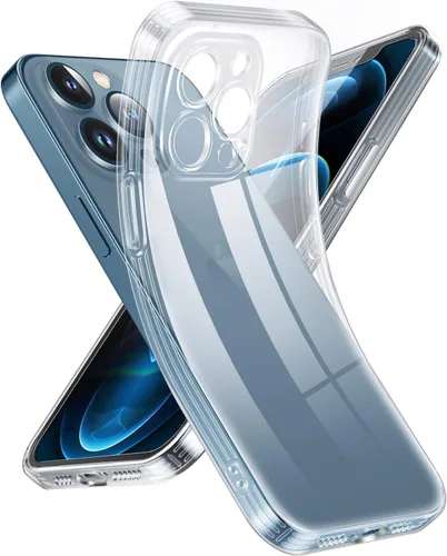 Miniatura 198 de Supdeal Funda transparente para iPhone 13 Pro, no amarillea, protección de cámara, probada en caídas de grado militar, transparente, a prueba