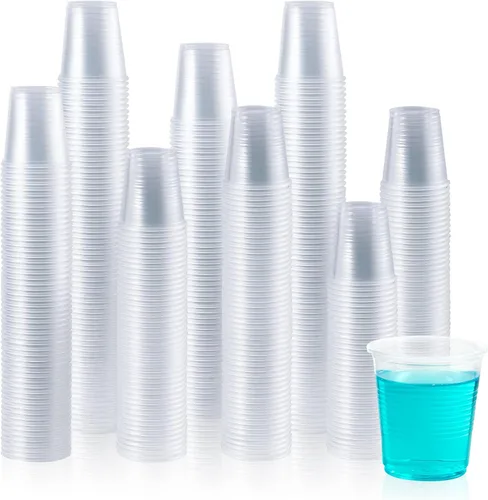 Miniatura 8 de Vplus Paquete de 2000 unidades de vasos de plástico transparentes pequeños de 5 onzas, vasos desechables de 5 onzas para fiesta fría, vasos